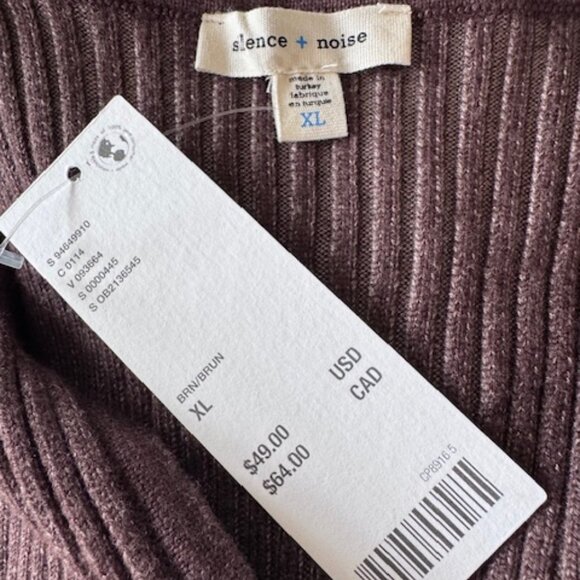 Urban Outfitters Silence and Noise Ribbed Knit Vest Preppy Career Academia - Picture 6 of 8